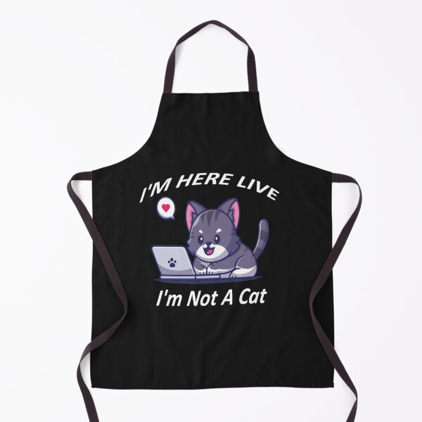 Item preview, I'm Here Live I'm Not A Cat funny trending tees desgin I'm Not A Cat desgin Im Not A Cat Desgin I'm Not A Cat designed and sold by justbejoker.