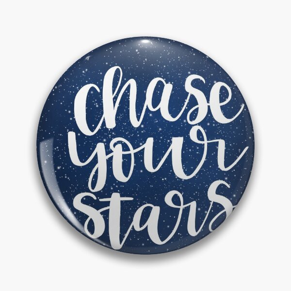 Item preview, Chase Your Stars - Galaxy Lettering designed and sold by Homebody Hobbyist.