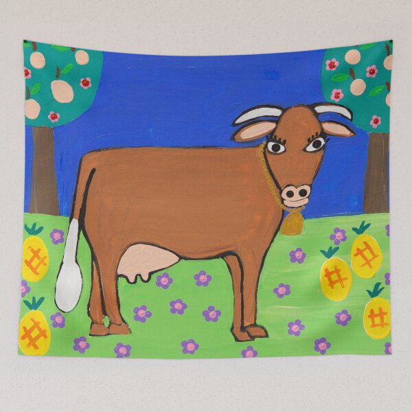 Item preview, Australian Illawarra Shorthorn Heritage Dairy Cow- hand painted designed and sold by waterlily-joy.