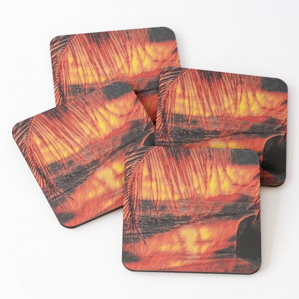 Item preview, GALATHI Sunset Beach Flames - Sunset designed and sold by Galathi Designs.