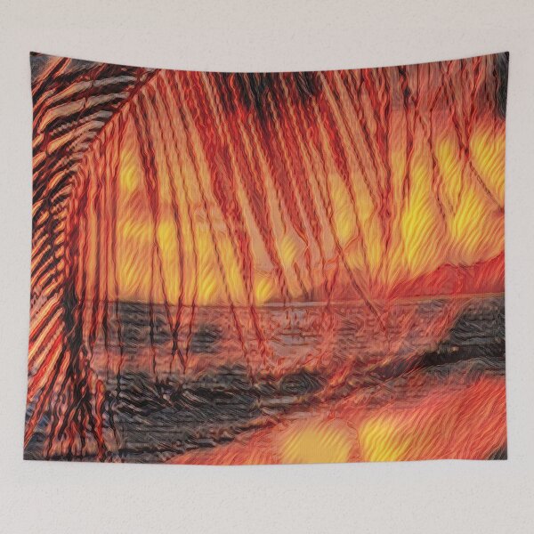 Item preview, GALATHI Sunset Beach Flames - Sunset designed and sold by Galathi Designs.