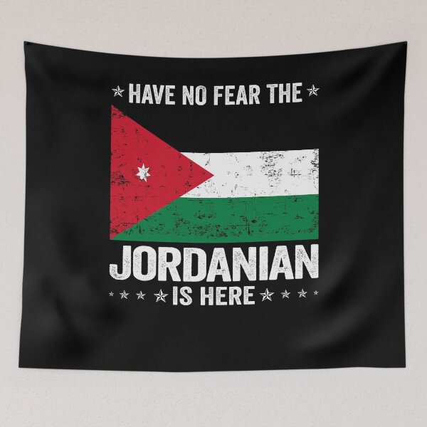 Item preview, Have No Fear The Jordanian Is Here  Jordan Flag Design designed and sold by JJDzignsShop.