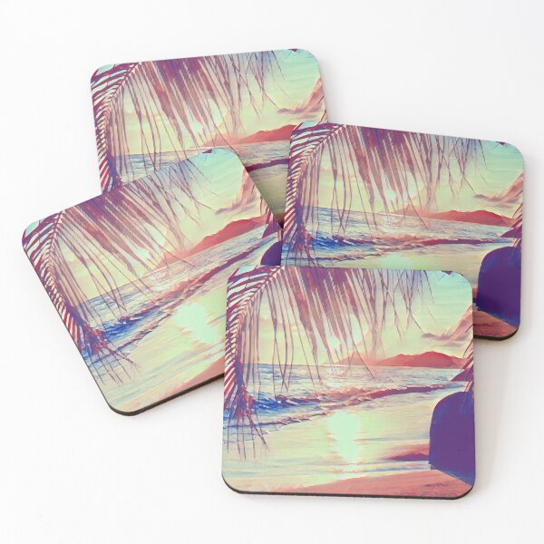 Item preview, GALATHI Sunset Beach Painting - Sunset designed and sold by Galathi Designs.