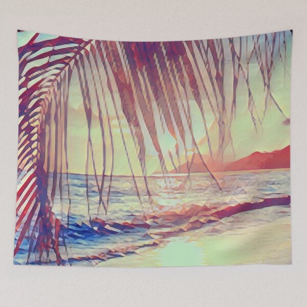 Item preview, GALATHI Sunset Beach Painting - Sunset designed and sold by Galathi Designs.