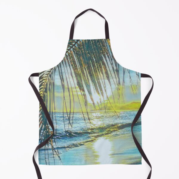 Item preview, GALATHI Sunset Beach Green - Sunset designed and sold by Galathi Designs.