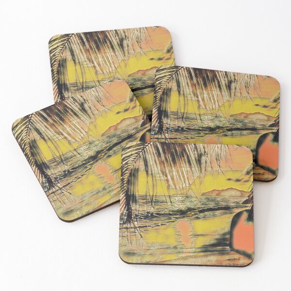 Item preview, GALATHI Sunset Beach Yellow - Sunset designed and sold by Galathi Designs.