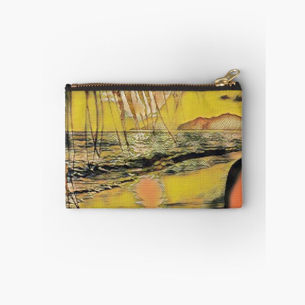 Item preview, GALATHI Sunset Beach Yellow - Sunset designed and sold by Galathi Designs.
