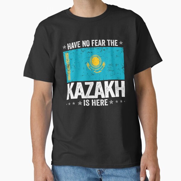 Item preview, Have No Fear The Kazakh Is Here  Kazakhstan Flag Design designed and sold by JJDzignsShop.