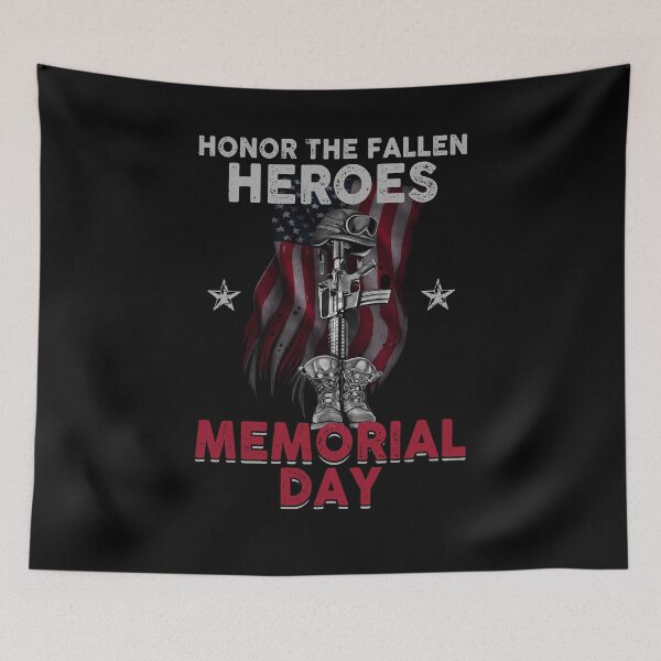 Item preview, Honor The Fallen Heroes Soldier Memorial Day designed and sold by Dressed For  Duty.