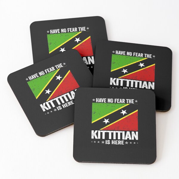 Item preview, Have No Fear The Kittitian Is Here  Saint Kitts and Nevis Flag Design designed and sold by JJDzignsShop.