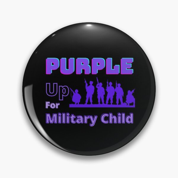 Item preview, Purple Up For Military Child designed and sold by JoLiShop.