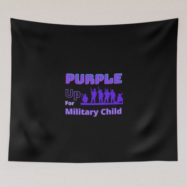 Item preview, Purple Up For Military Child designed and sold by JoLiShop.
