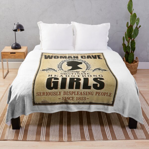 Item preview, Woman Cave Society Of Obstinate Headstrong Girls Poster designed and sold by ACherokee.