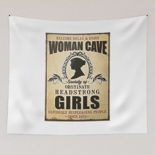 Item preview, Woman Cave Society Of Obstinate Headstrong Girls Poster designed and sold by ACherokee.