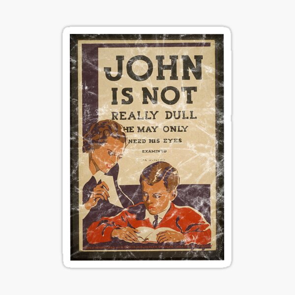 Vista previa del artículo con la obra «John no es realmente aburrido», diseñado y vendido por Unhinged Heather.
