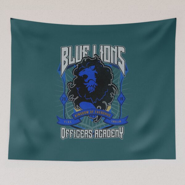 Item preview, Blue Lions Crest  designed and sold by SHOPEVREN.