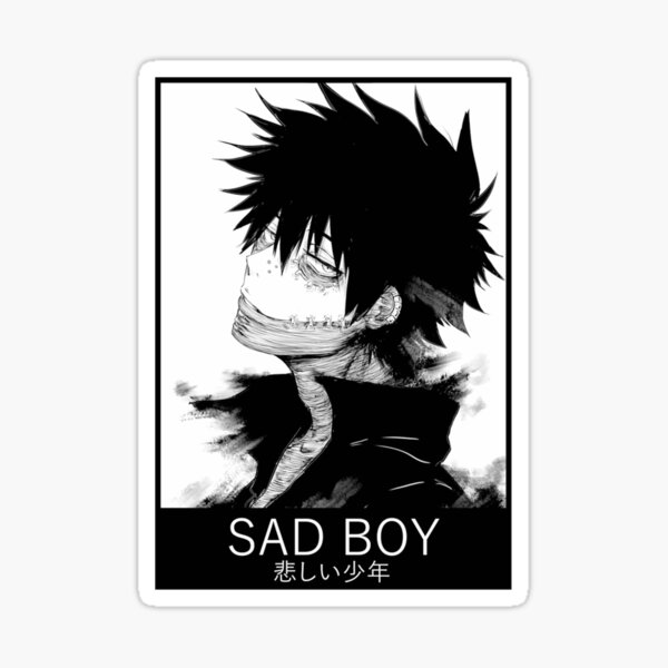 Sad Deku Stickers Redbubble