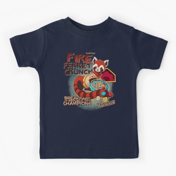 Fire Ferret Crunch Kids T-Shirt