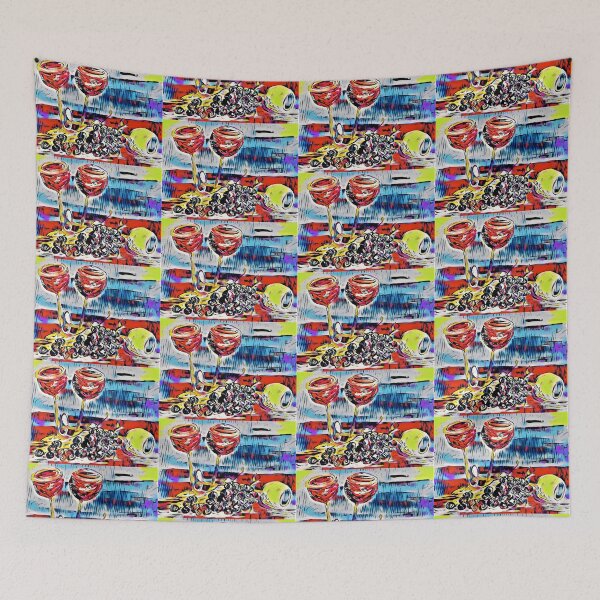 Item preview, Wine and Grapes Abstract designed and sold by EloiseArt.