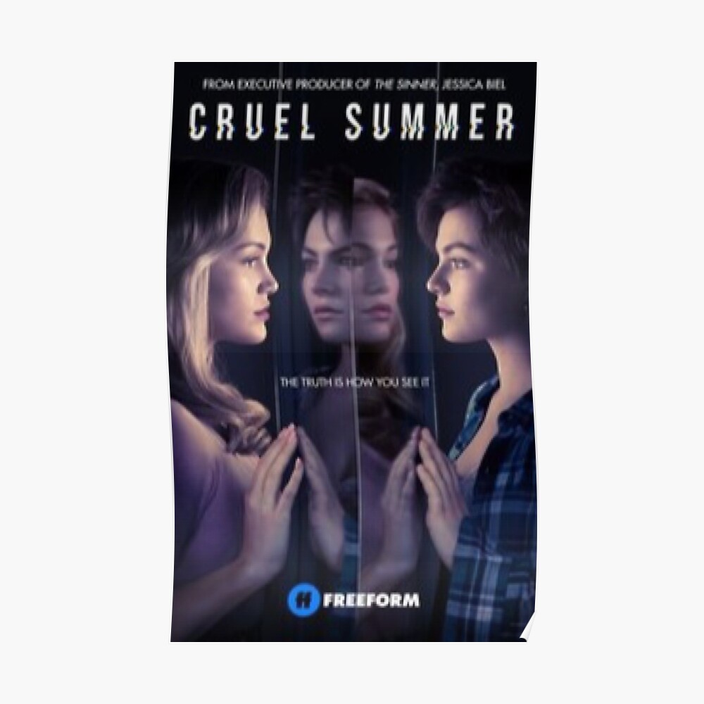 Cruel Summer Freeform Show Poster Sticker By Tracynguyen23 Redbubble