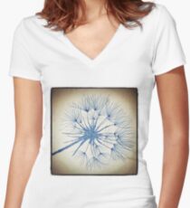 Löwenzahn Shirt mit V-Ausschnitt