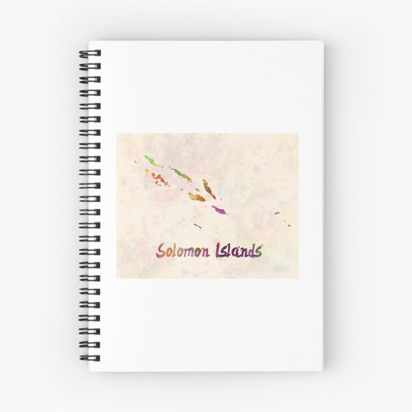 Item preview, Solomon islands watercolor map designed and sold by paulrommer.