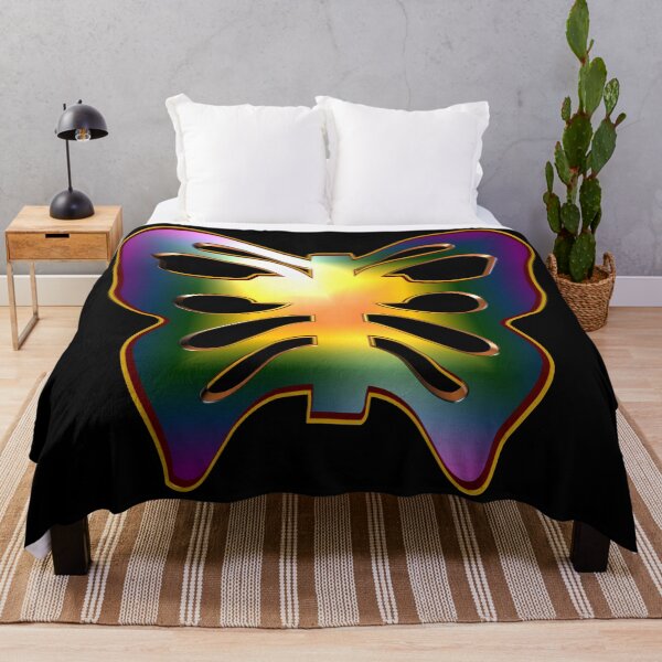 Item preview, Rainbow Cross with Butterfly Wings designed and sold by toddbrooney.
