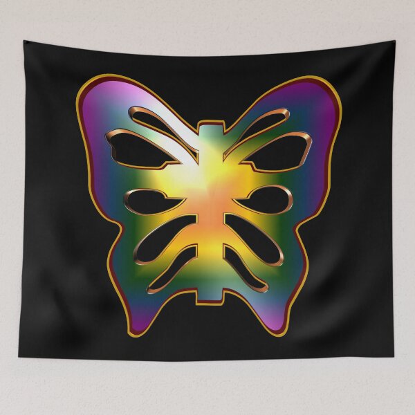 Item preview, Rainbow Cross with Butterfly Wings designed and sold by toddbrooney.