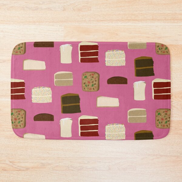 Item preview, Types Of Cake - Pink Background designed and sold by BundaBear.