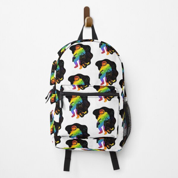 Item preview, Rainbow space, astronaut ripped bag designed and sold by RikkyTeesPride.