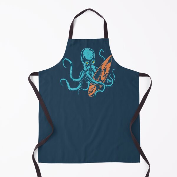 Item preview, Retro Octopus Surfer Illustration designed and sold by SLAG-Creative.