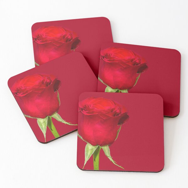 Item preview, Red Rose on Red Background. Macro shot of Red Rose designed and sold by Artsy Boulevard.
