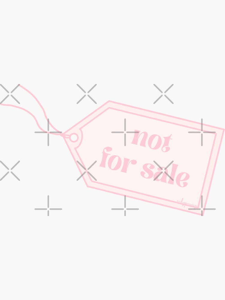 "ENHYPEN Not For Sale (pink ver.)" Sticker for Sale by enhypening