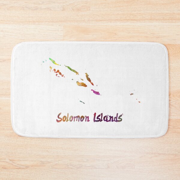 Item preview, Solomon islands watercolor map designed and sold by paulrommer.
