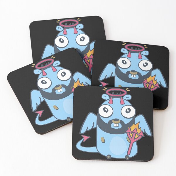 Item preview, Golang gopher like devil designed and sold by Olena Du.