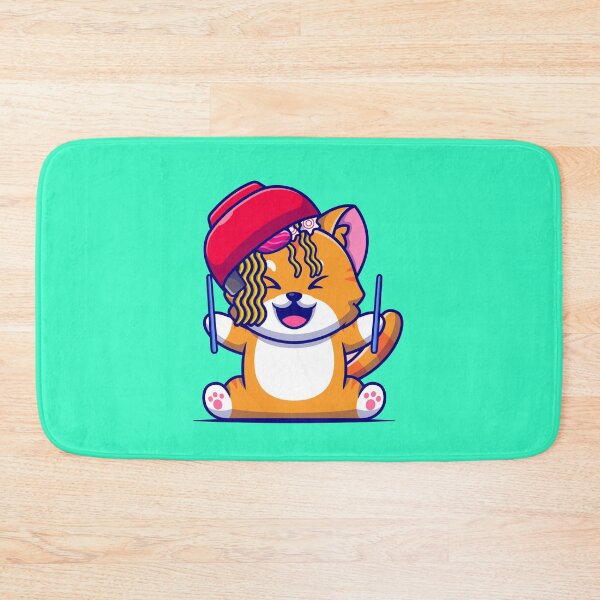 Item preview, DengoBear - DengoCat messing ramen  designed and sold by dengobear.