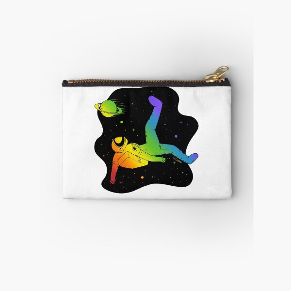 Item preview, Rainbow space astronaut, kicking planet designed and sold by RikkyTeesPride.