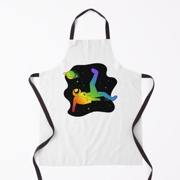 Item preview, Rainbow space astronaut, kicking planet designed and sold by RikkyTeesPride.