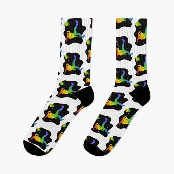 Item preview, Rainbow space astronaut, kicking planet designed and sold by RikkyTeesPride.