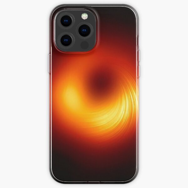 Polarized Light in the Vicinity of the Supermassive Black Hole at the Center of Galaxy M87 iPhone Soft Case