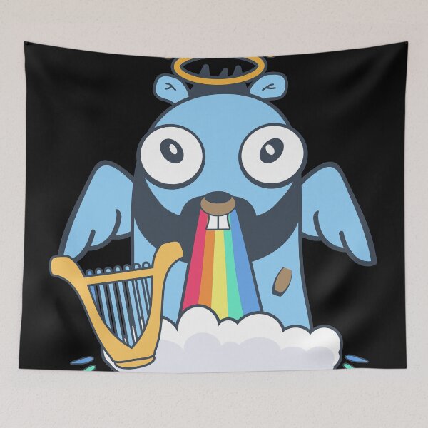 Item preview,  Golang gopher like angel designed and sold by Olena Du.
