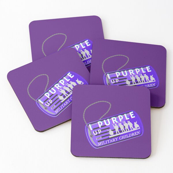 Item preview, I Purple Up For Military Children designed and sold by JoLiShop.