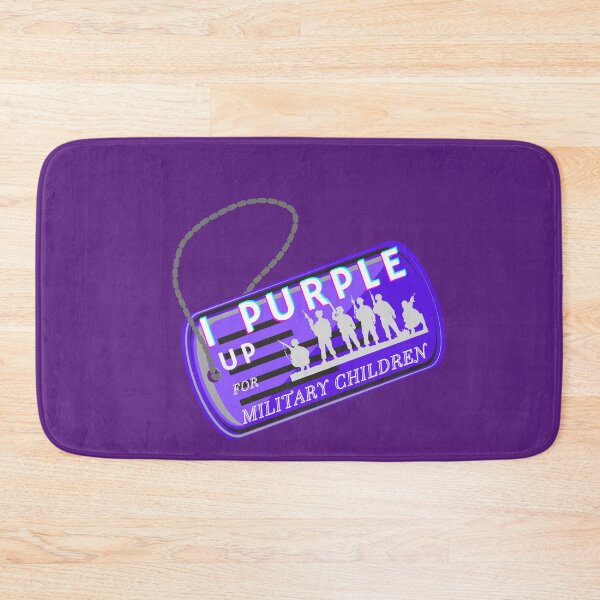 Item preview, I Purple Up For Military Children designed and sold by JoLiShop.