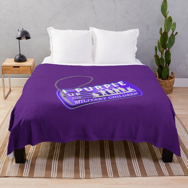 Item preview, I Purple Up For Military Children designed and sold by JoLiShop.