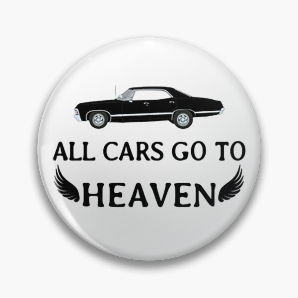 Item preview, All Cars Go To Heaven Pin designed and sold by spacebirbz.