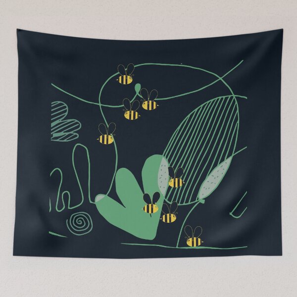 Item preview, honey bees designed and sold by Natairbrush.
