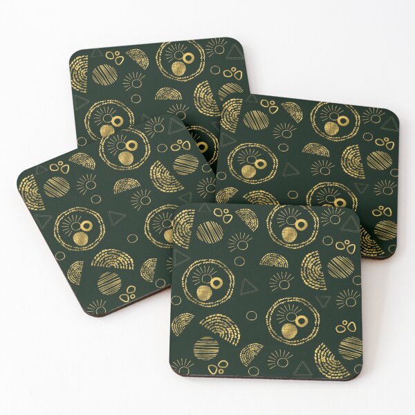 Item preview, Dark Green Abstract Pattern designed and sold by House of Hartz by: Dominique11.