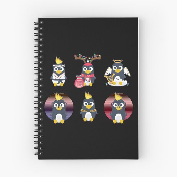 Item preview, Linux tux penguin sticker set designed and sold by Olena Du.