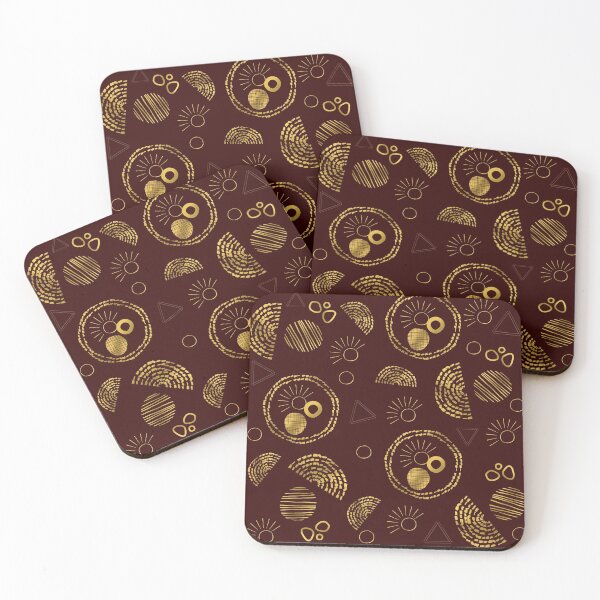 Item preview, Golden Abstract Pattern designed and sold by House of Hartz by: Dominique11.