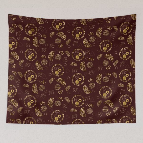 Item preview, Golden Abstract Pattern designed and sold by House of Hartz by: Dominique11.